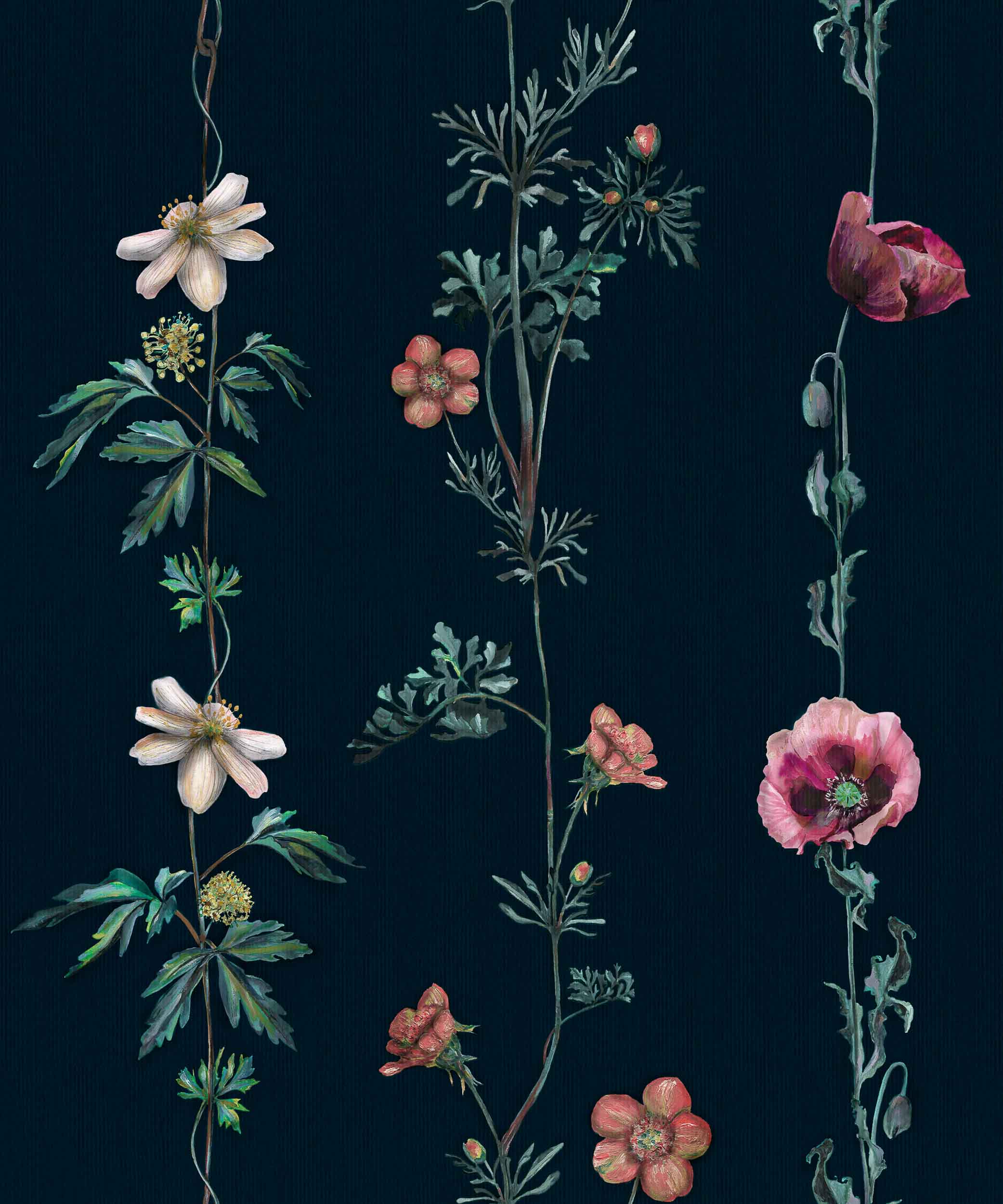 Climbing Flowers, Marine, Coordonne 5mp / rola